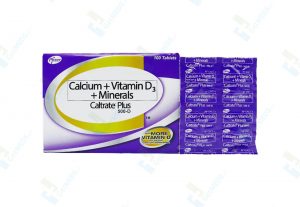 Caltrate Plus 500-D 500 IU Calcium + Vitamin D3 + Minerals Flap