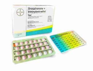 Bayer Yaz 3 mg 20 mcg pill