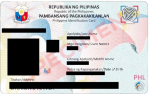 PCSO Medical Assistance Program Valid ID PhilSys ID