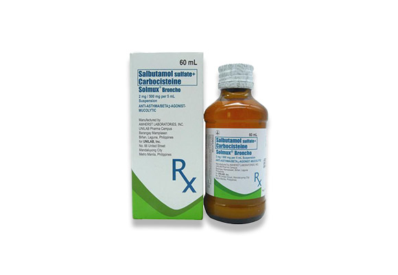 Solmux Broncho 2 mg/500 mg