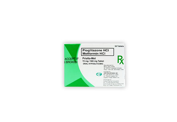 Prialta-Met 15 mg/ 500 mg