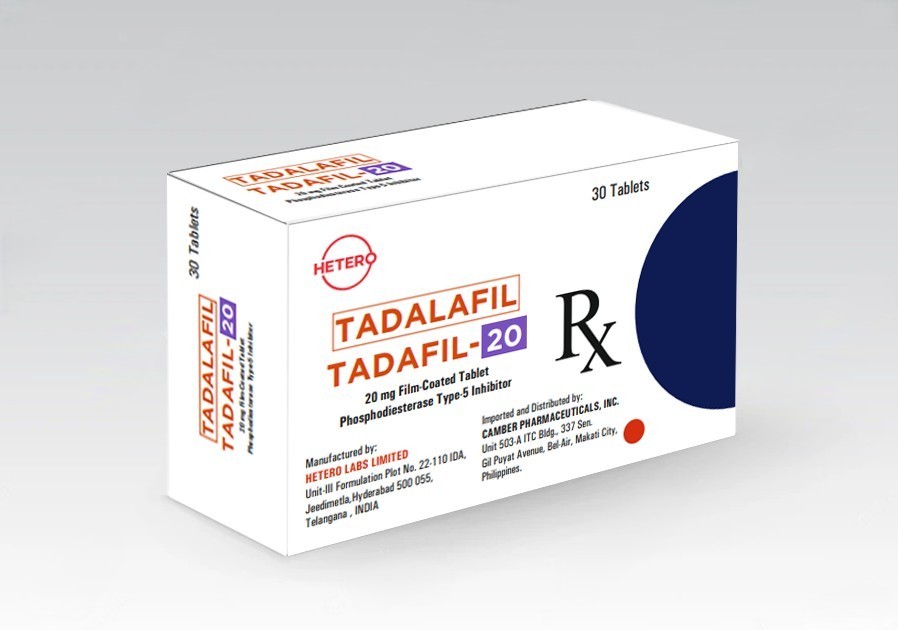Tadafil 20 20 mg Tadalafil tablet in Philippines 