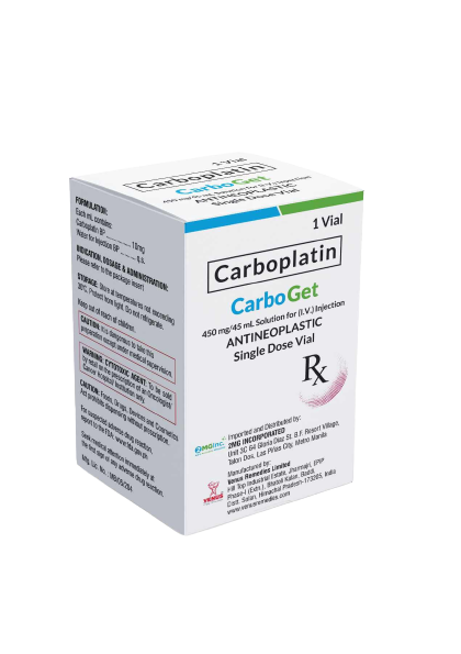 CarboGet 450 mg/45 mL Carboplatin cancer medicine vial philippines