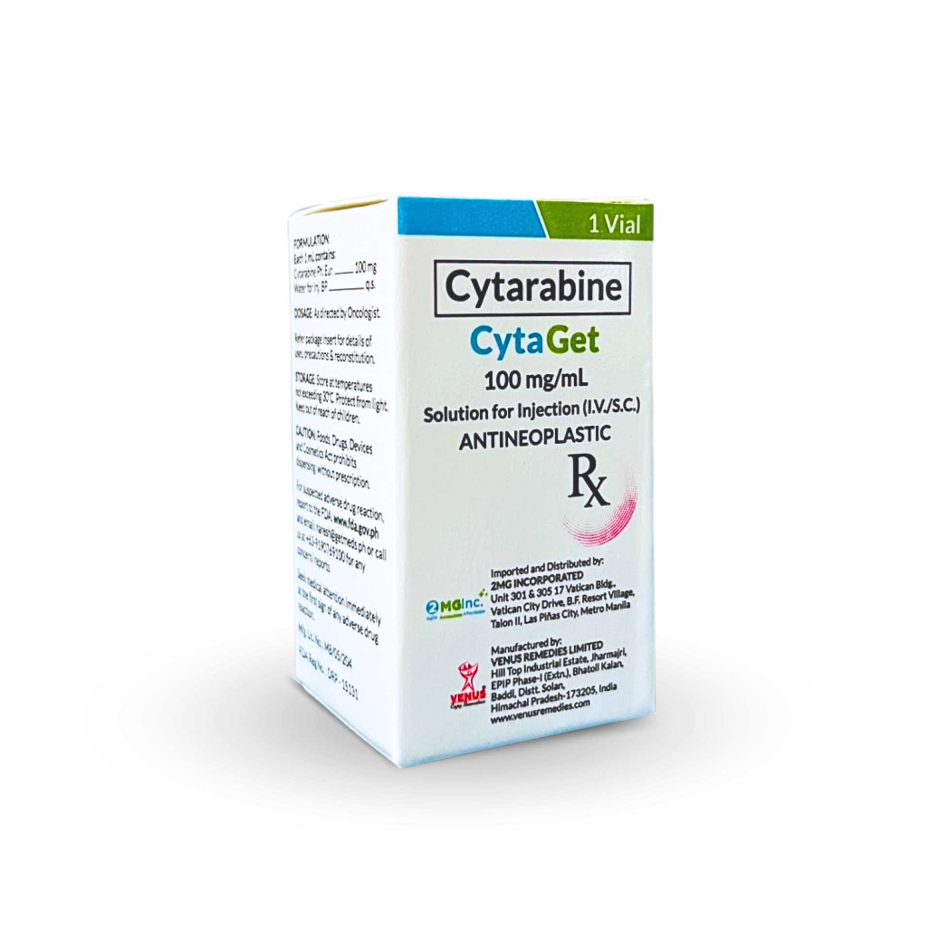 CytaGet Cytarabine 100 mg/ml 