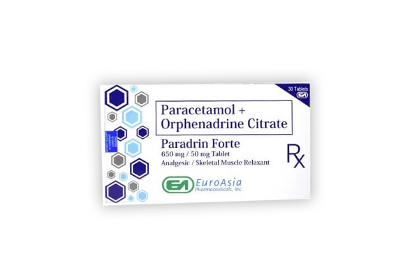 Paradrin Forte 650mg/50mg