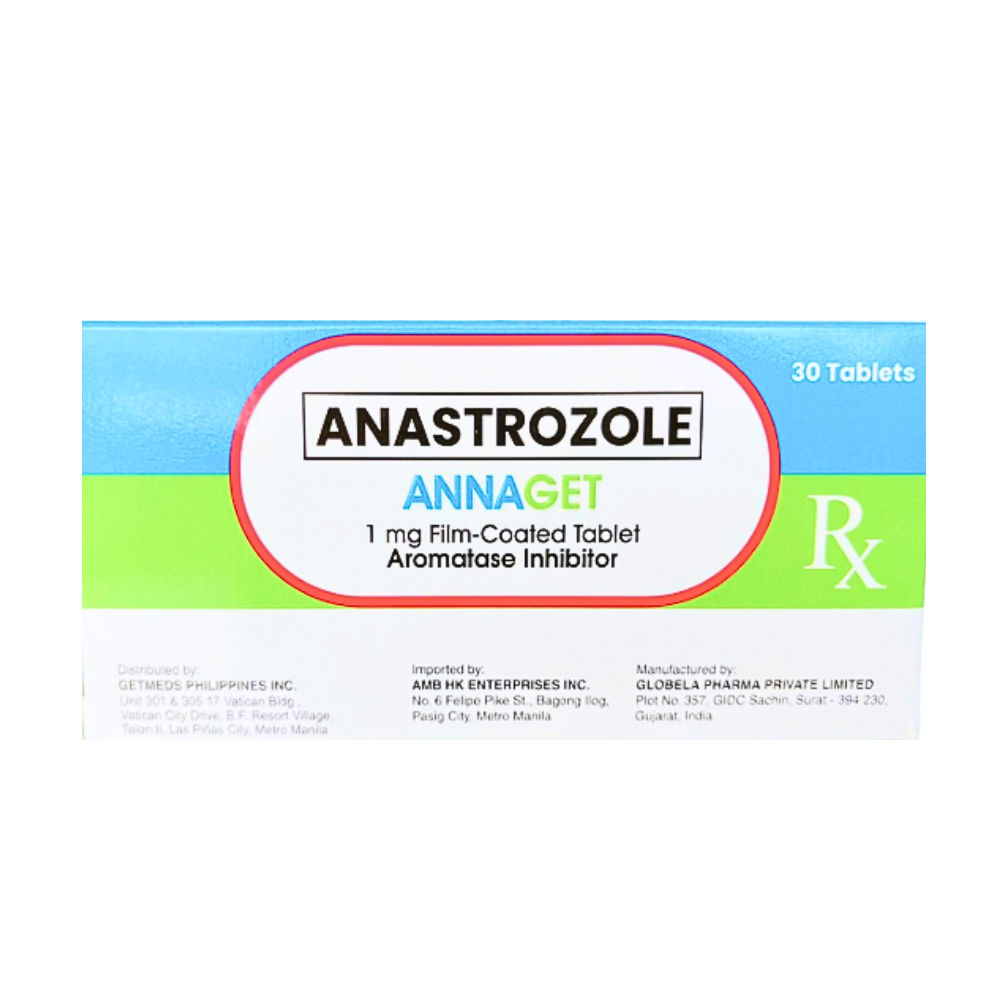 annaget Anastrozole 1mg cancer medicine philippines