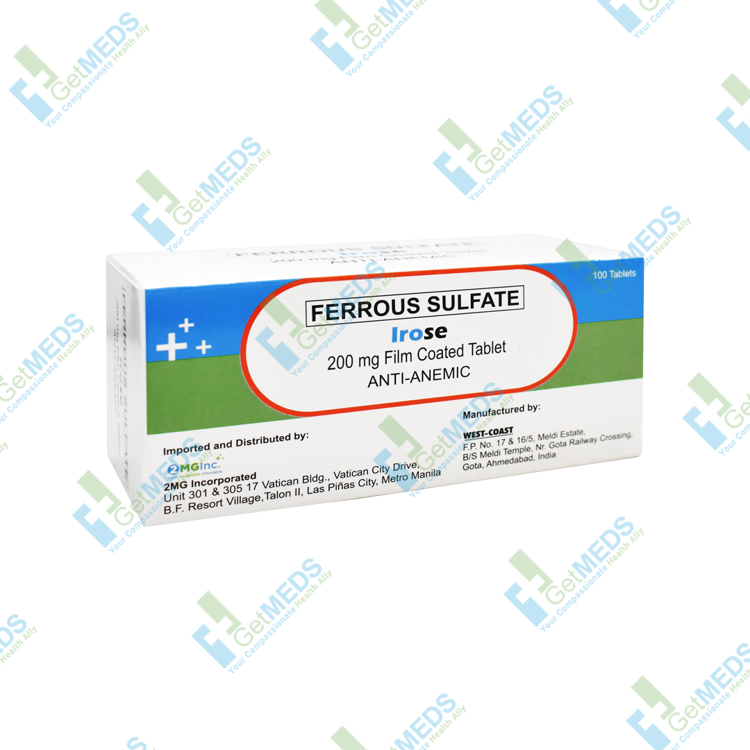 Irose Ferrous Sulfate Tablet  200 mg (equiv. to 65 mg Fe)
