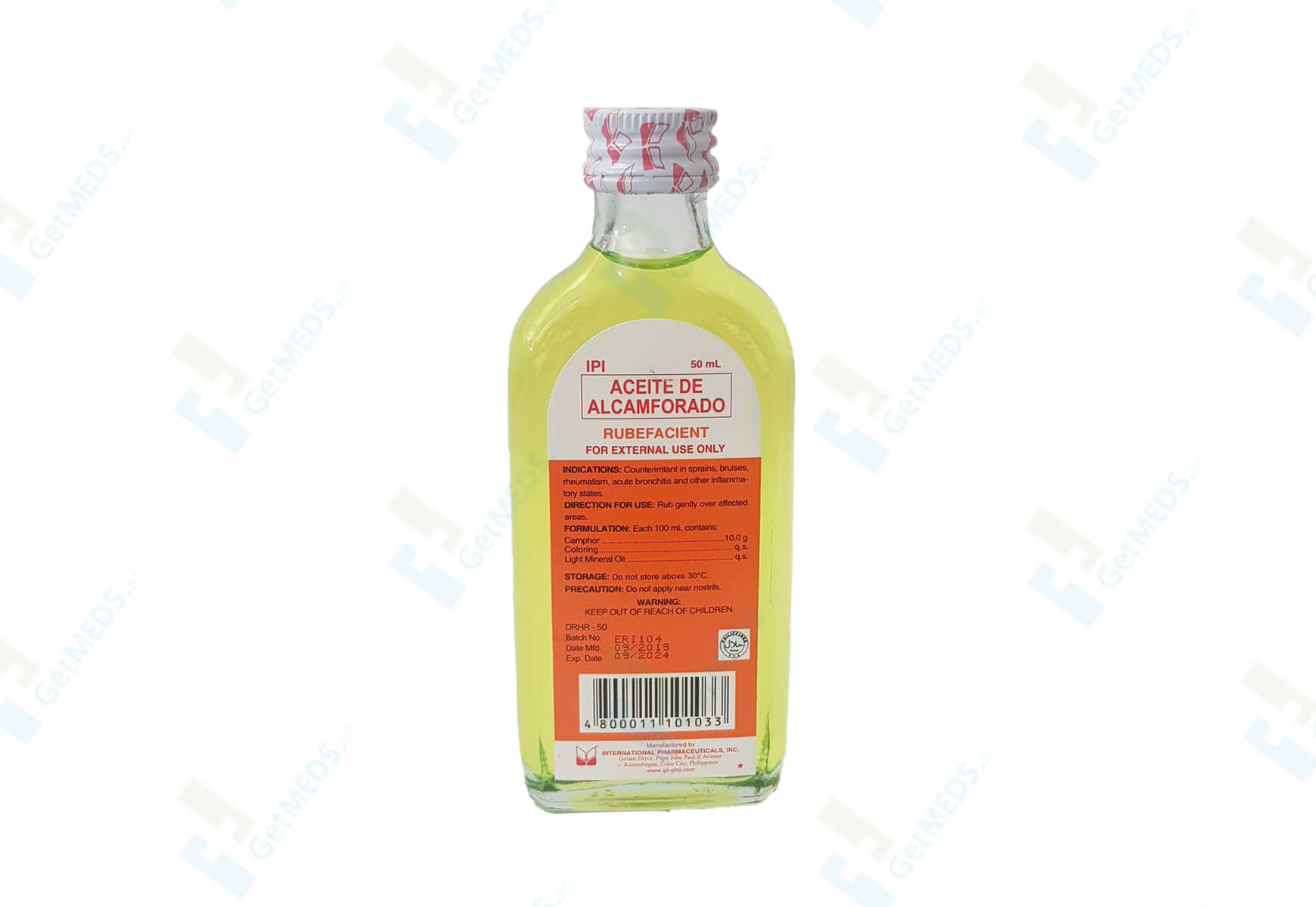 Aceite De Alcamforado
