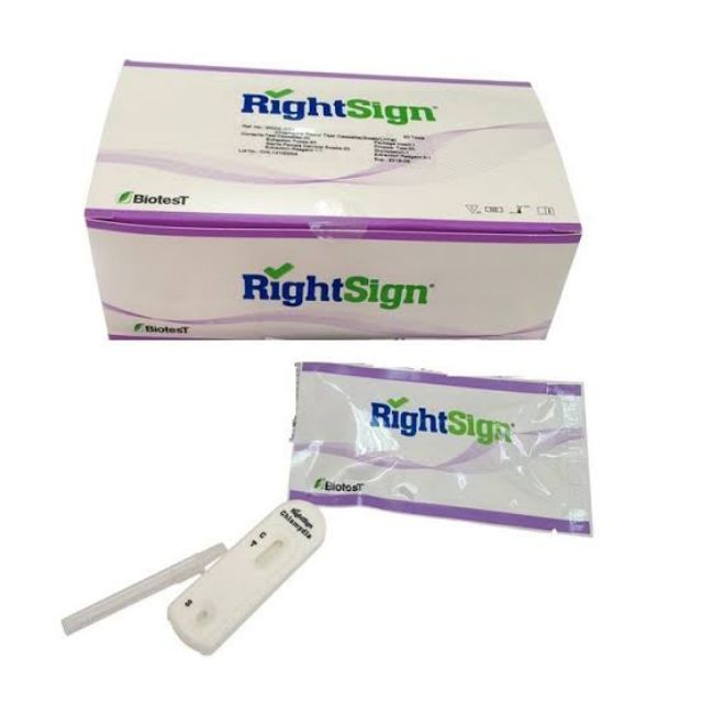 Right Sign Pregnancy Test
