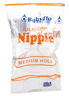 Babyflo Silicon Nipple Meduim by Philusa corp Online in Philippines