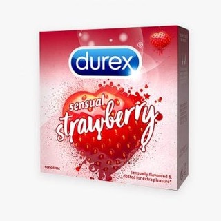 Durex Condoms Sensual Strawberry 3's Online in Philippines