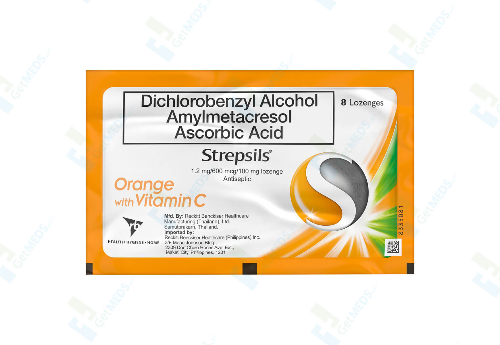 Strepsils Orange 8's