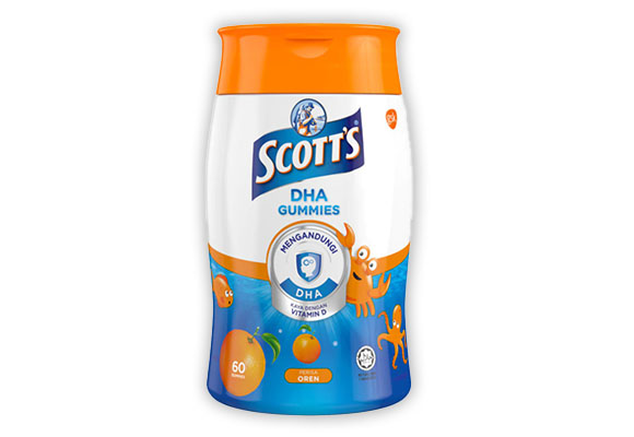 Scotts DHA Gummies Orange