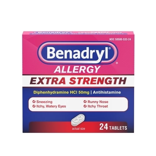 Shop Benadryl AH 50mg Allergy Medicines Online Getmeds