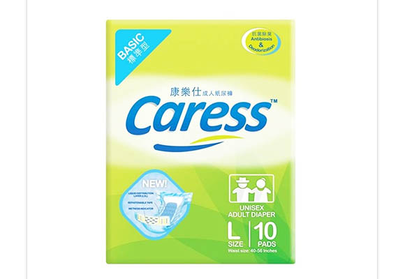 Caress Adult Diaper Large 10's 10's