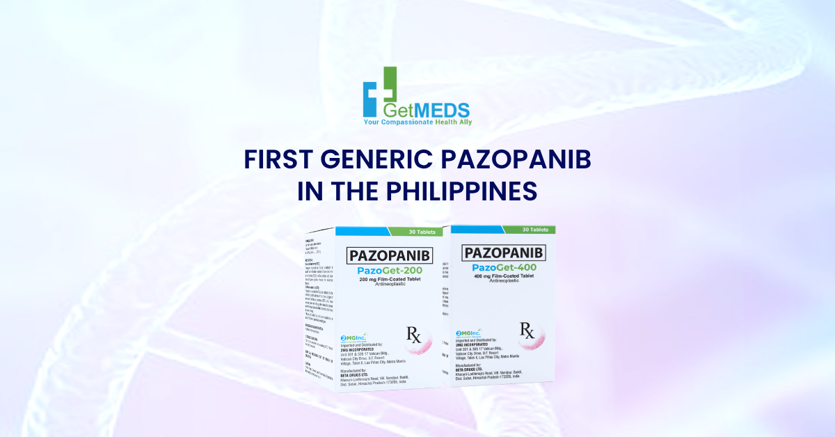 PAZOGET: The First Generic Pazopanib in the Philippines